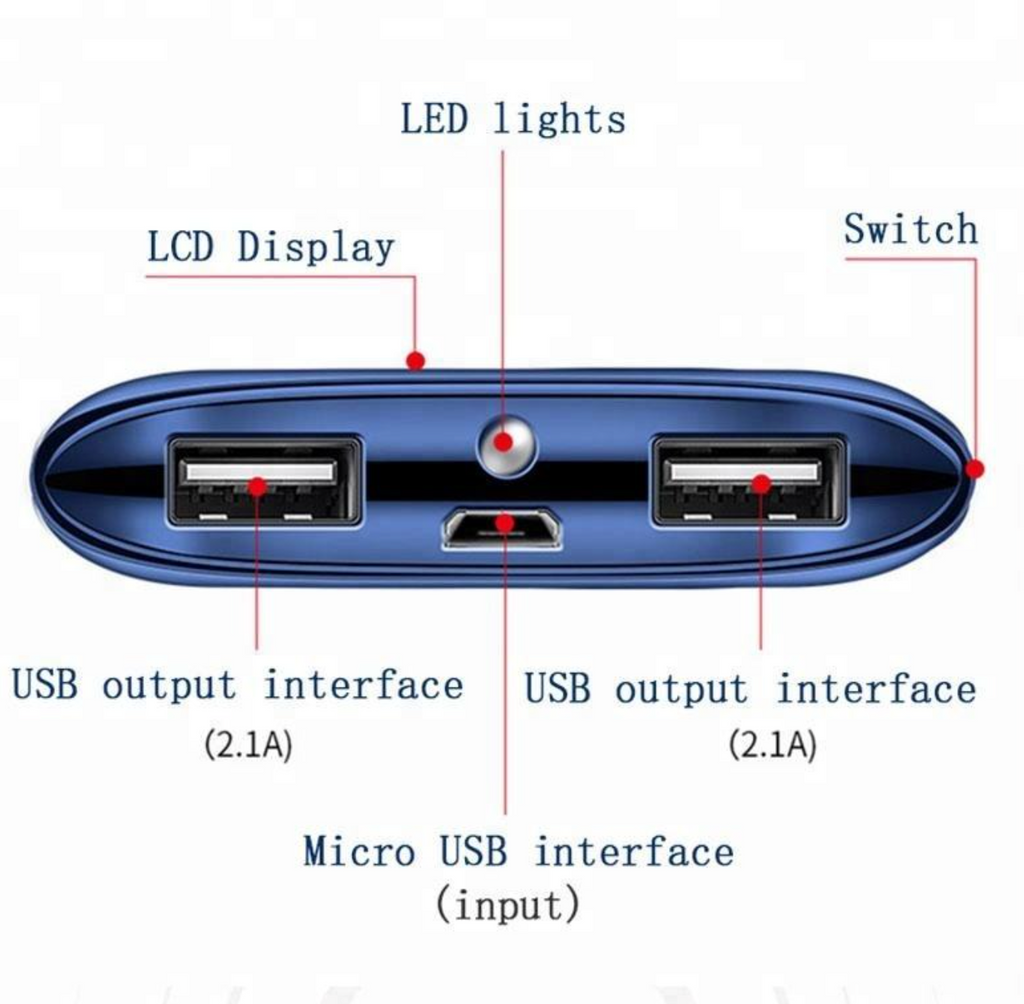 High-Capacity Ultra-Slim Power Bank